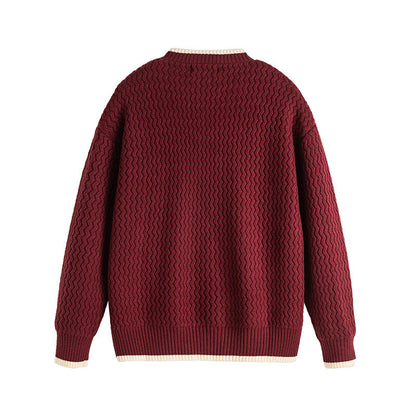 Oliver Relaxed Fit Sweater | Crewneck Long Sleeve Sweater