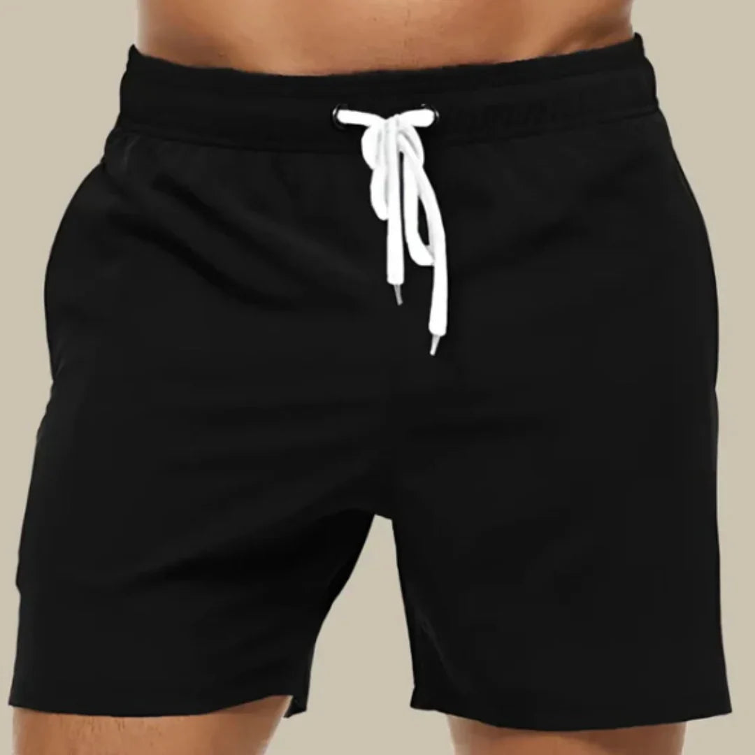 Men's Swim Shorts – Regular Fit – Breathable Lightweight Material – Quick-Drying Design