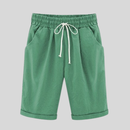 Herre Shorts - Bomuld - Regular Fit - Elastisk Talje med Snøre - Casual Komfort