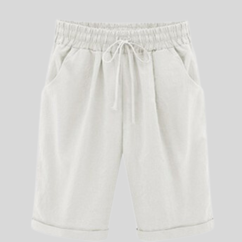 Herre Shorts - Bomuld - Regular Fit - Elastisk Talje med Snøre - Casual Komfort