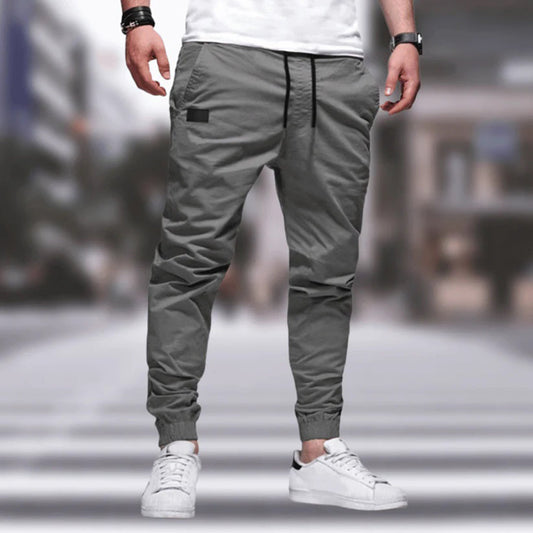 Men's Trousers – Cargo Pants – Relaxed Fit – Tapered Leg – Adjustable Waist