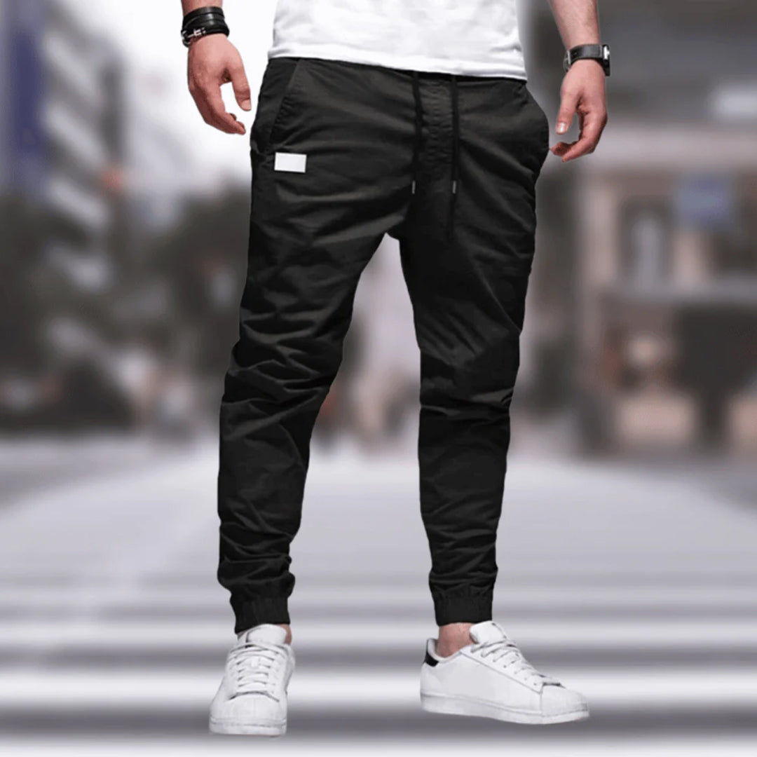 Men's Trousers – Cargo Pants – Relaxed Fit – Tapered Leg – Adjustable Waist