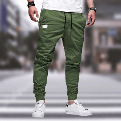 Men's Trousers – Cargo Pants – Relaxed Fit – Tapered Leg – Adjustable Waist