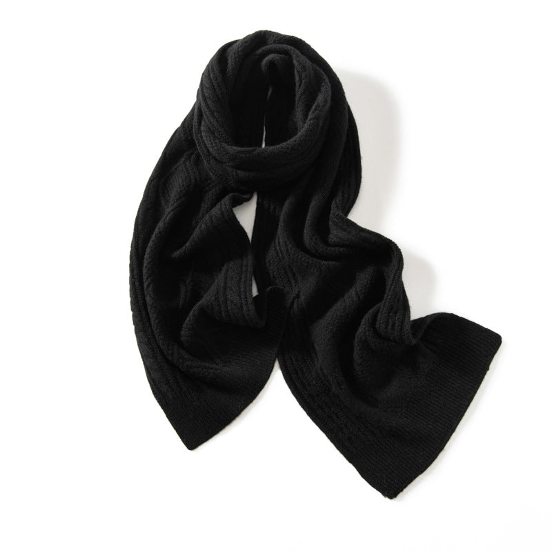 Grace Wool-Blend Scarf | Textured Winter Scarf