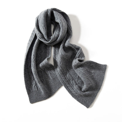 Grace Wool-Blend Scarf | Textured Winter Scarf