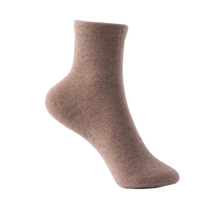 Isla Wool-Blend Snug Fit Ankle Socks | Ribbed Cuff Ankle Socks
