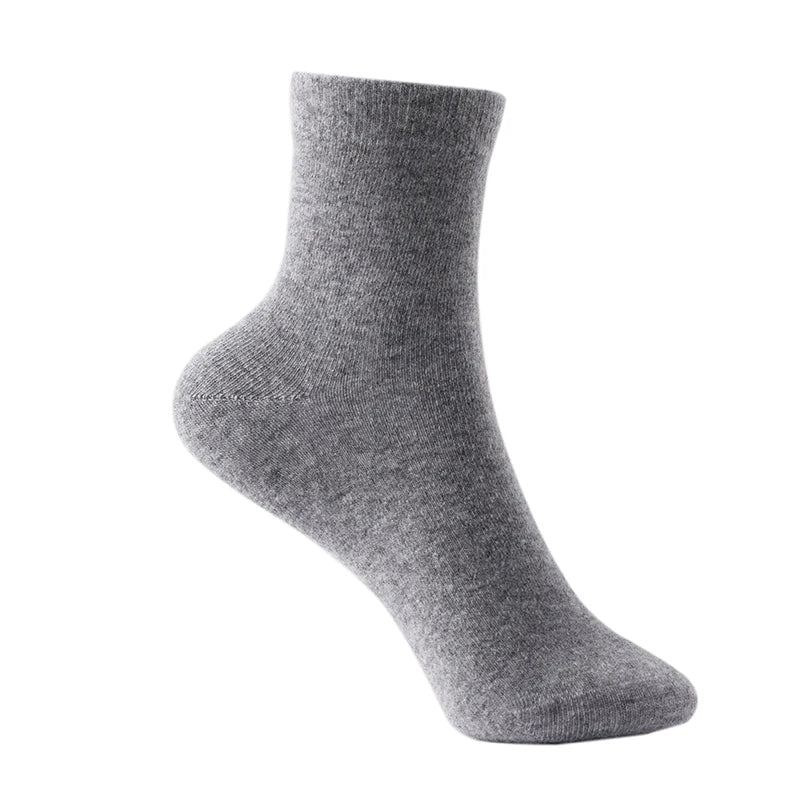Isla Wool-Blend Snug Fit Ankle Socks | Ribbed Cuff Ankle Socks