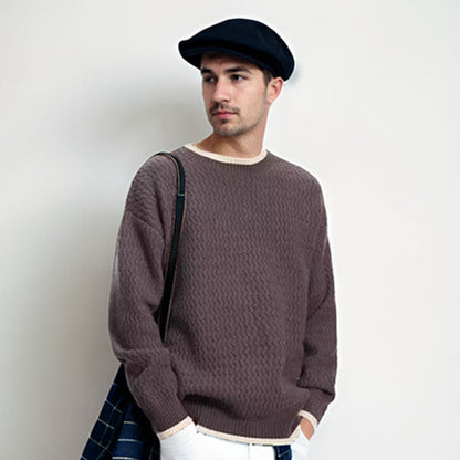 Oliver Relaxed Fit Sweater | Crewneck Long Sleeve Sweater