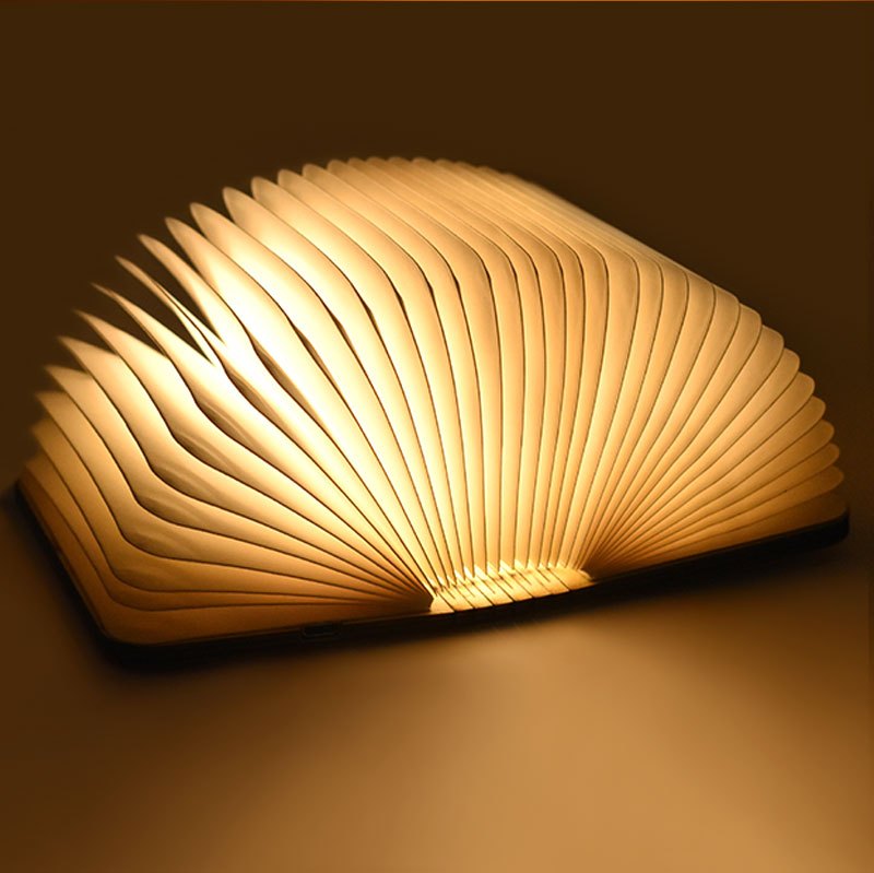 Foldable LED Book Lamp with Rechargeable Design