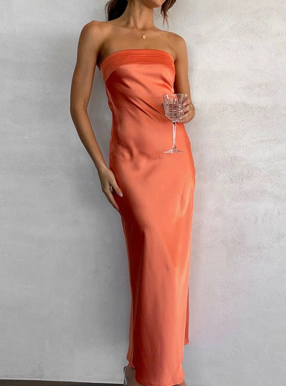 Mila - Timeless Strapless Dress for Special Occasions