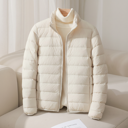 Scarlett Quilted Hooded Jacket | Casual Solid Hip-Length Jacket