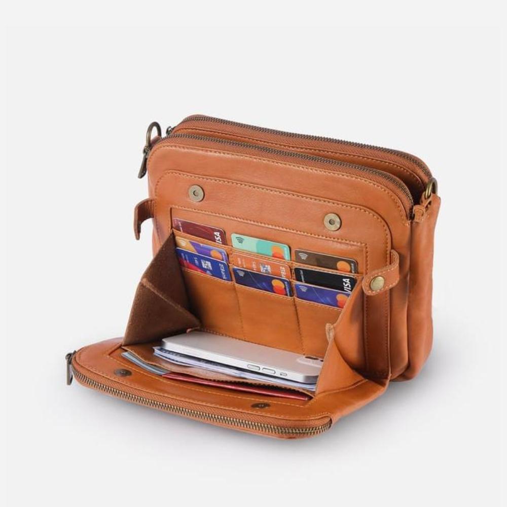 Isla Crossbody Bag | Zipper Closure Adjustable Strap Bag