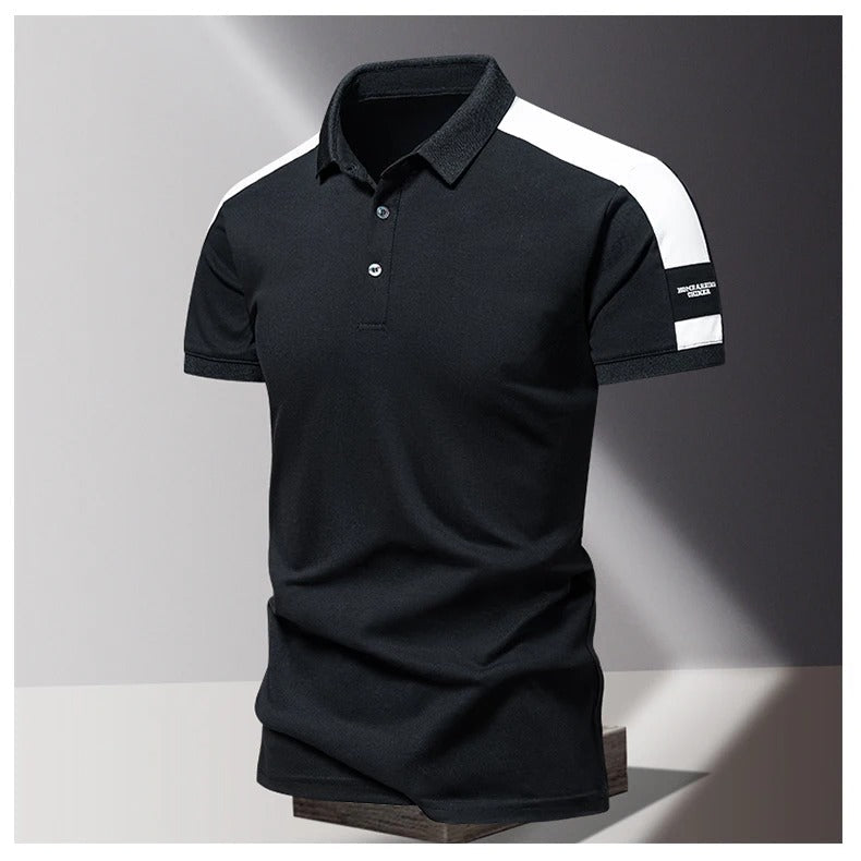 Men's Polo T-shirt – Slim Fit – Breathable Fabric – Short Sleeve – Smart Casual