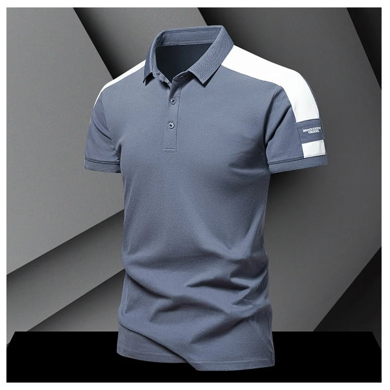 Men's Polo T-shirt – Slim Fit – Breathable Fabric – Short Sleeve – Smart Casual