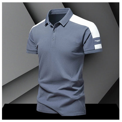 Men's Polo T-shirt – Slim Fit – Breathable Fabric – Short Sleeve – Smart Casual