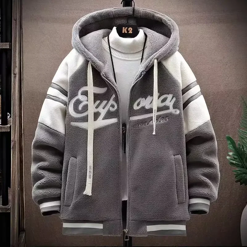 Men's Hoodie – Oversized Fit – Wool Blend – Embroidered Streetwear Design