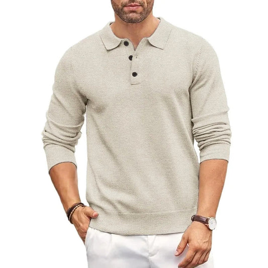 George Regular Fit Polo Sweater | Polo Collar Long Sleeve Sweater