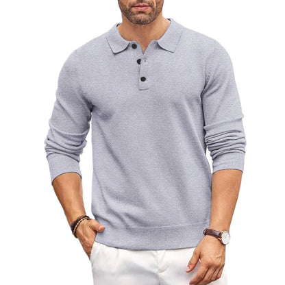 George Regular Fit Polo Sweater | Polo Collar Long Sleeve Sweater