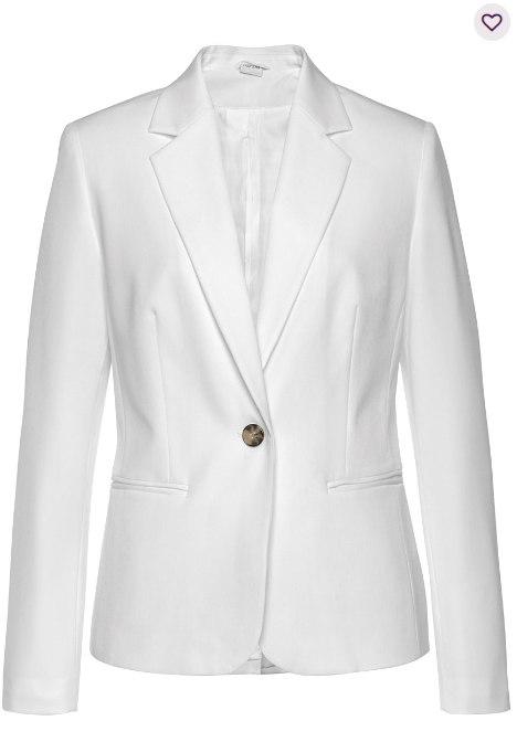 Women's Blazer – Tailored Fit – Notch Lapel – Single Closure – Business Casual