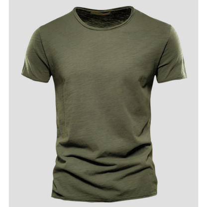 Men's T-shirt – Slim Fit – Short Sleeve – Crew Neck – Breathable – Minimalist Design