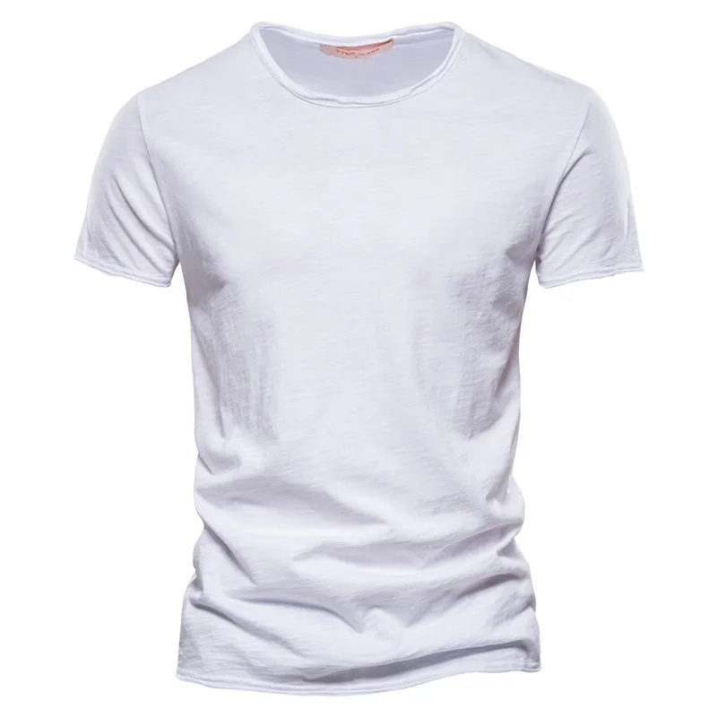 Men's T-shirt – Slim Fit – Short Sleeve – Crew Neck – Breathable – Minimalist Design