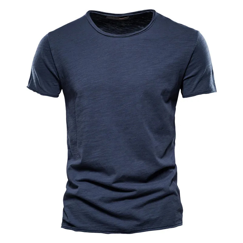 Men's T-shirt – Slim Fit – Short Sleeve – Crew Neck – Breathable – Minimalist Design