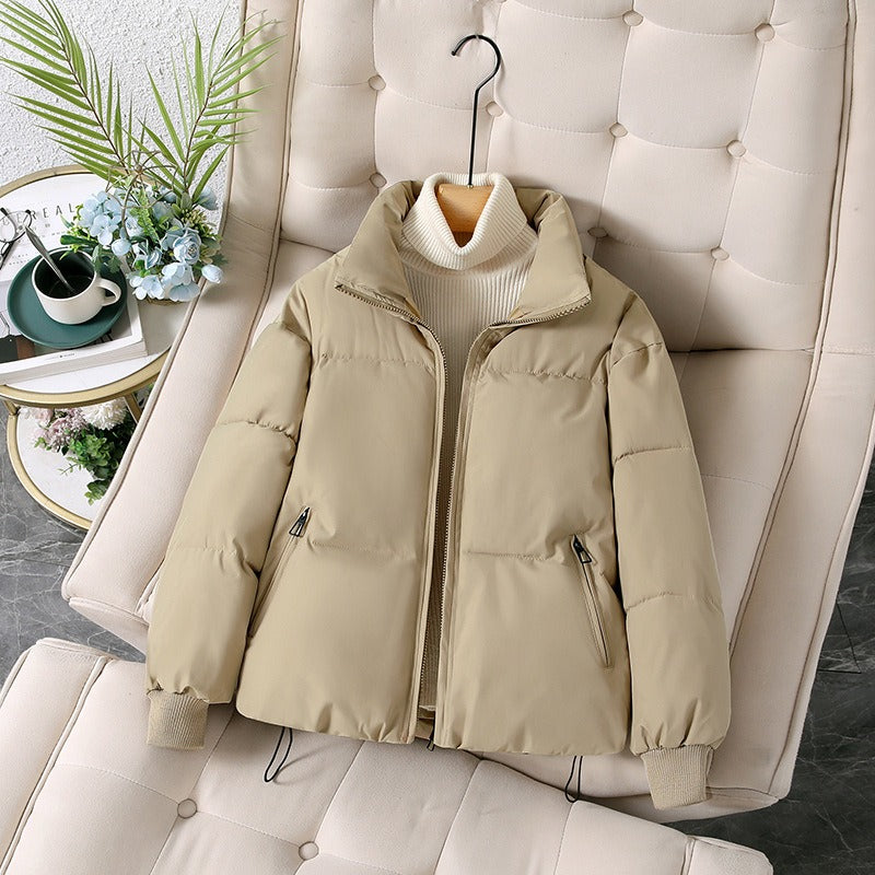 Women’s Jacket - Woven - Oversized Fit - Stand-Up Collar - Hip Length
