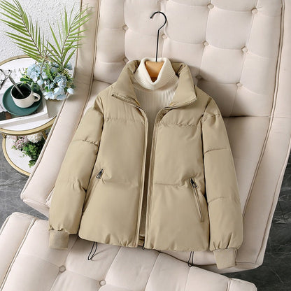 Women’s Jacket - Woven - Oversized Fit - Stand-Up Collar - Hip Length