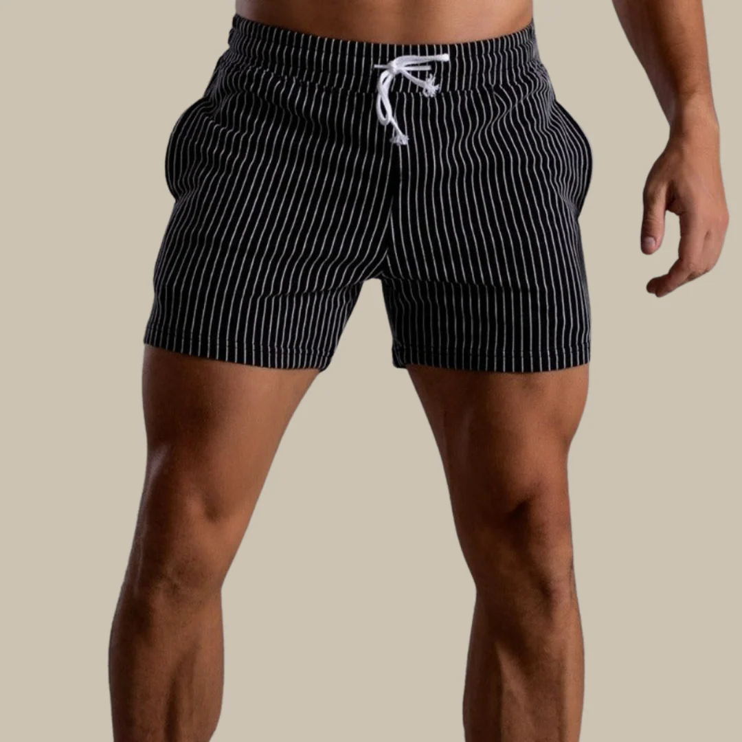Men's Swim Shorts – Tailored Fit – Quick-Drying – Mid-Length – Drawstring Waist