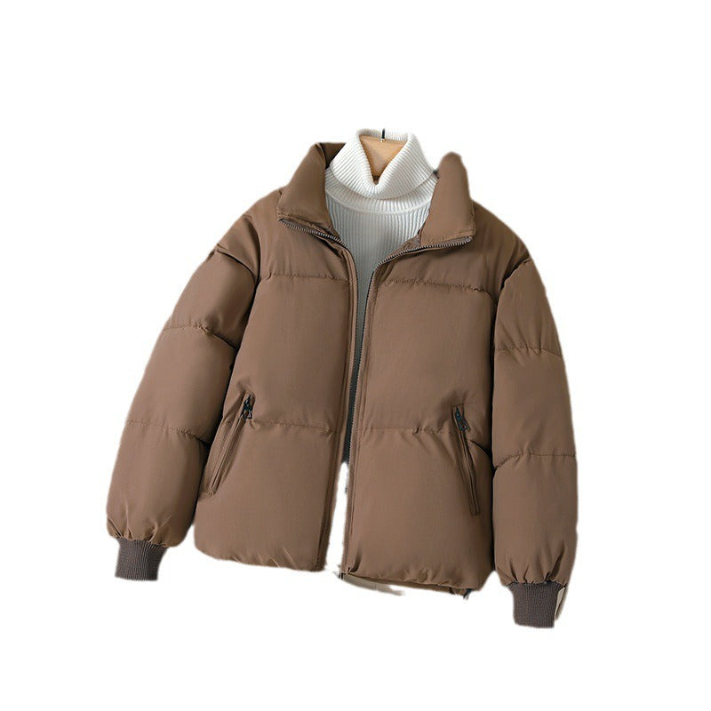 Women’s Jacket - Woven - Oversized Fit - Stand-Up Collar - Hip Length