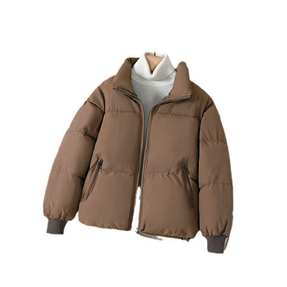 Women’s Jacket - Woven - Oversized Fit - Stand-Up Collar - Hip Length