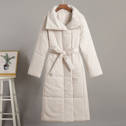 Women’s Coat - Synthetic - Quilted Padding - Oversized Fit - Maxi Length