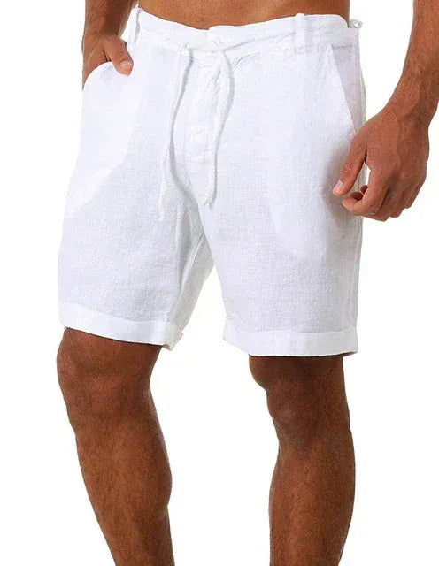 Men's Shorts – Knee-Length – Relaxed Fit – Drawstring Closure – Breathable Material