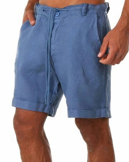 Men's Shorts – Knee-Length – Relaxed Fit – Drawstring Closure – Breathable Material