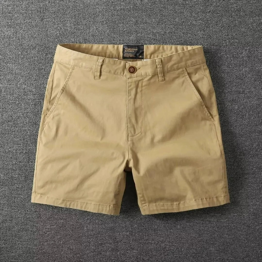 Men's Shorts – Chino – Relaxed Fit – Breathable Lightweight Design – Tailored Look