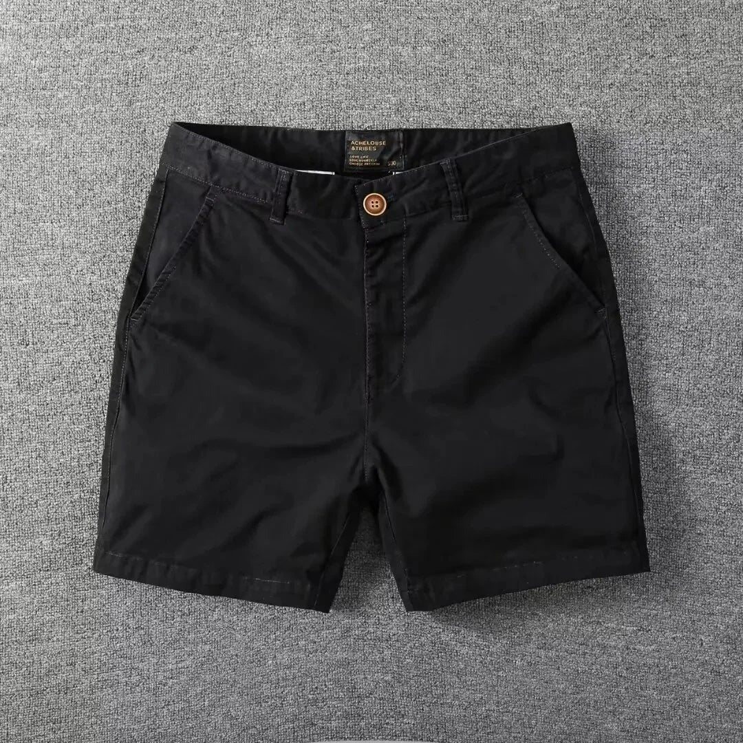 Men's Shorts – Chino – Relaxed Fit – Breathable Lightweight Design – Tailored Look