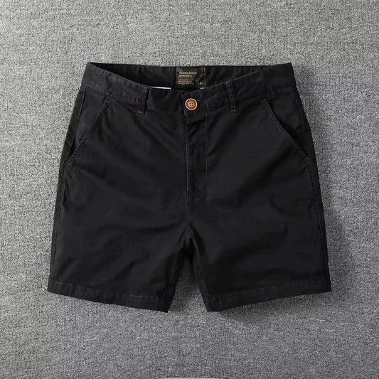 Men's Shorts – Chino – Relaxed Fit – Breathable Lightweight Design – Tailored Look