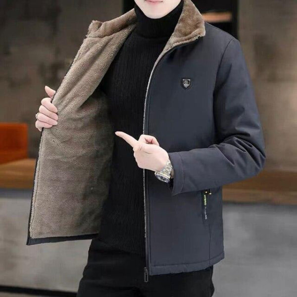 Men's Parka Jacket – Modern Fit – Water-Repellent – Lined With Faux Fur