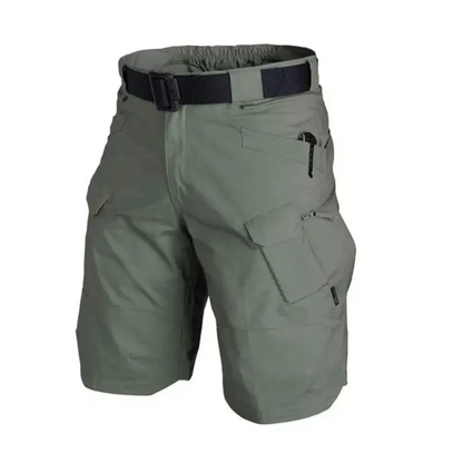 Men's Cargo Shorts – Relaxed Fit – Breathable Lightweight Fabric – 6 Zipper Pockets – Integrated Belt