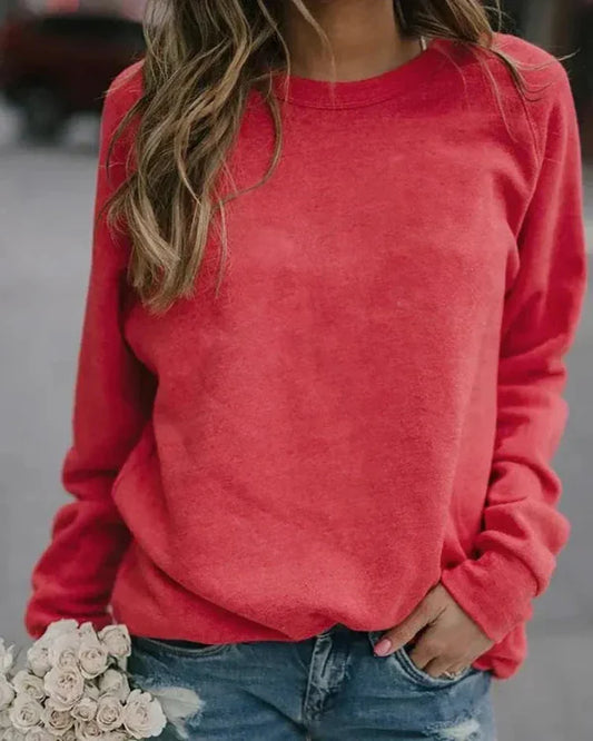 Women's Pullover Sweater – Soft Knit – Relaxed Fit – Long Sleeves – Everyday Use