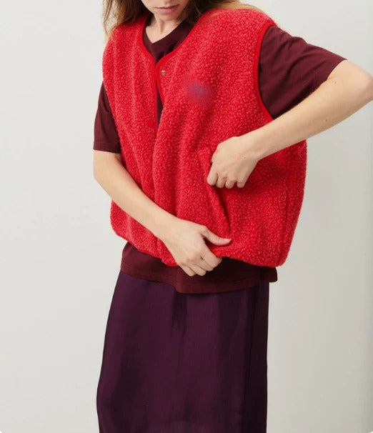 Women's Vest – Relaxed Fit – Simple Button Closure