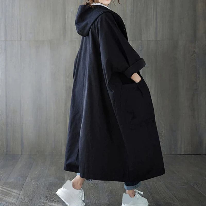 Célina - Oversized trenchcoat med store sidelommer