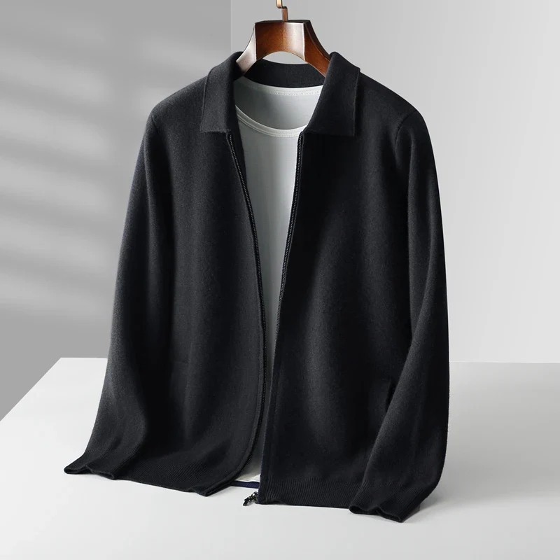 Men's Vest – Regular Fit – Soft Knit – Zipper – Ribbed Edge – With Pockets