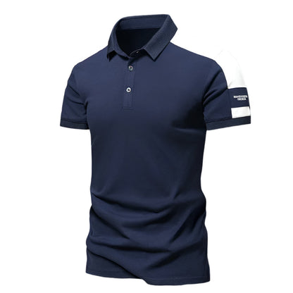 Men's Polo T-shirt – Slim Fit – Breathable Fabric – Short Sleeve – Smart Casual