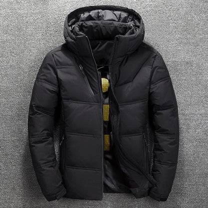 Men’s Jacket - Synthetic - Hip Length - Hooded - Full Zip