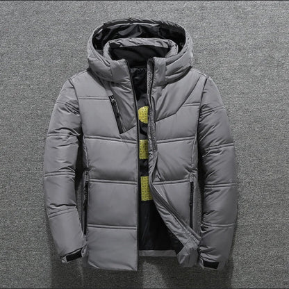 Men’s Jacket - Synthetic - Hip Length - Hooded - Full Zip