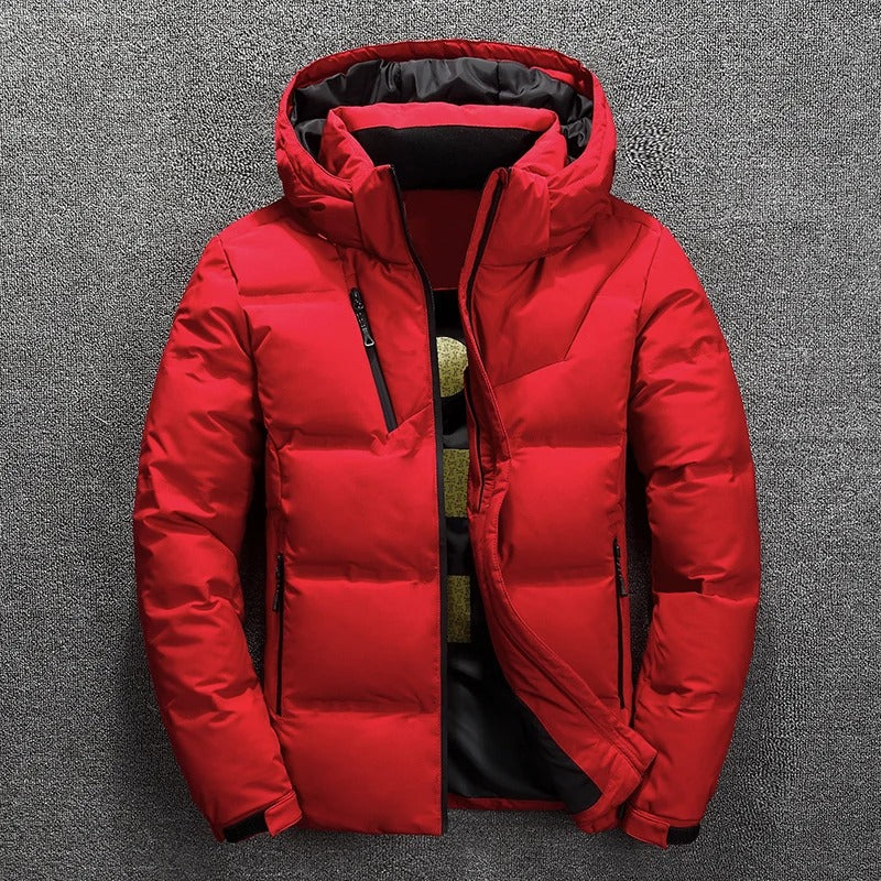 Men’s Jacket - Synthetic - Hip Length - Hooded - Full Zip