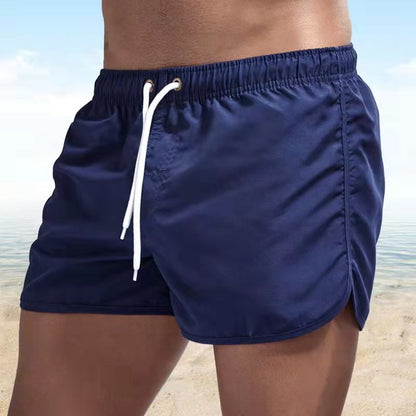 Men's Swim Shorts – Relaxed Fit – Quick-Drying Breathable Material – Mid Length