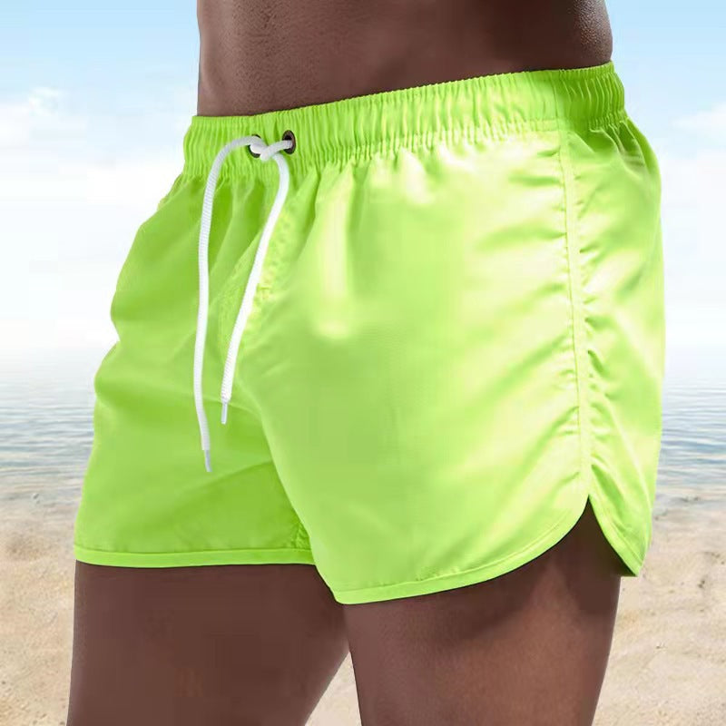 Men's Swim Shorts – Relaxed Fit – Quick-Drying Breathable Material – Mid Length
