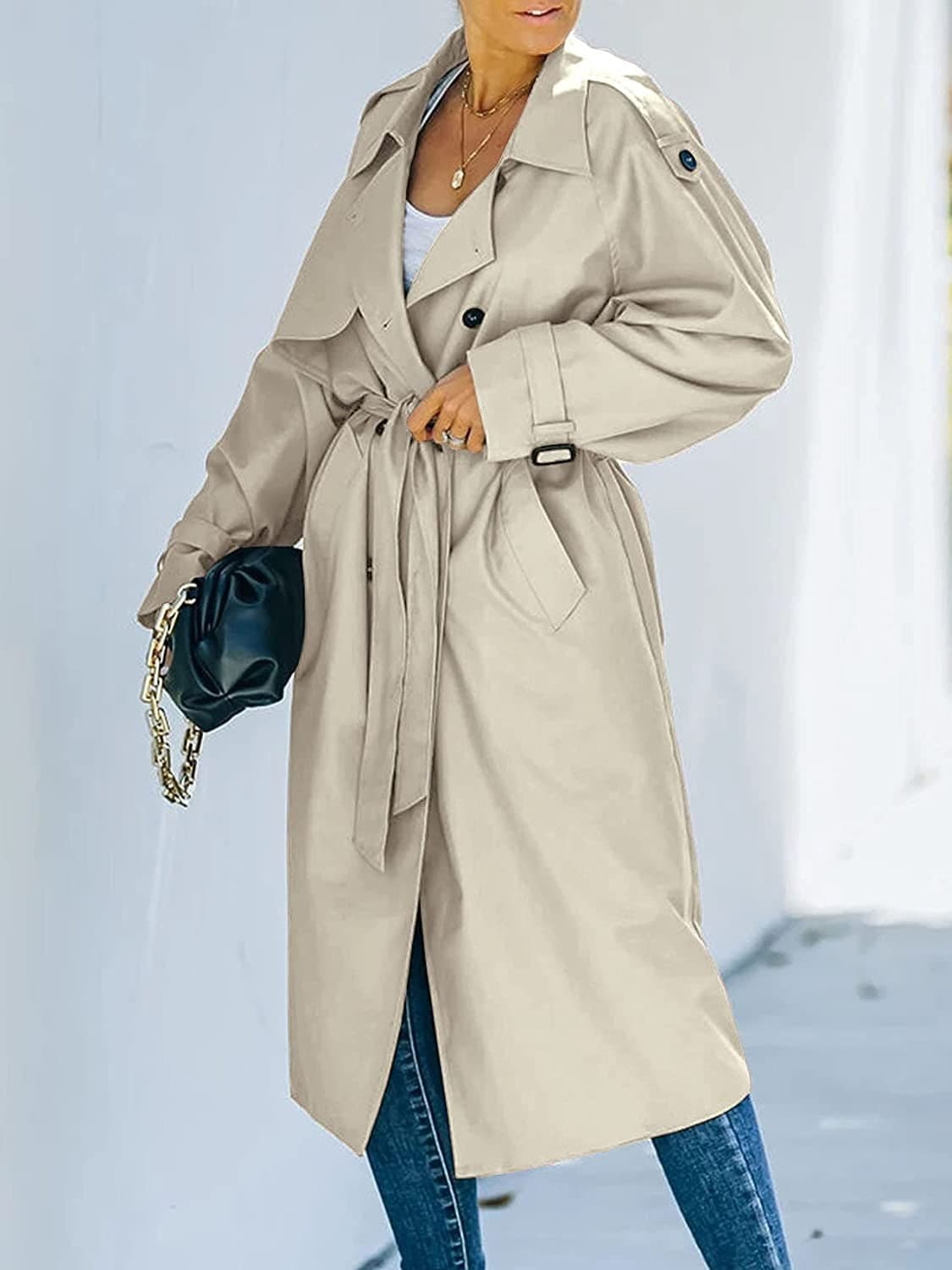 Pauline - Elegant, vindtæt trenchcoat